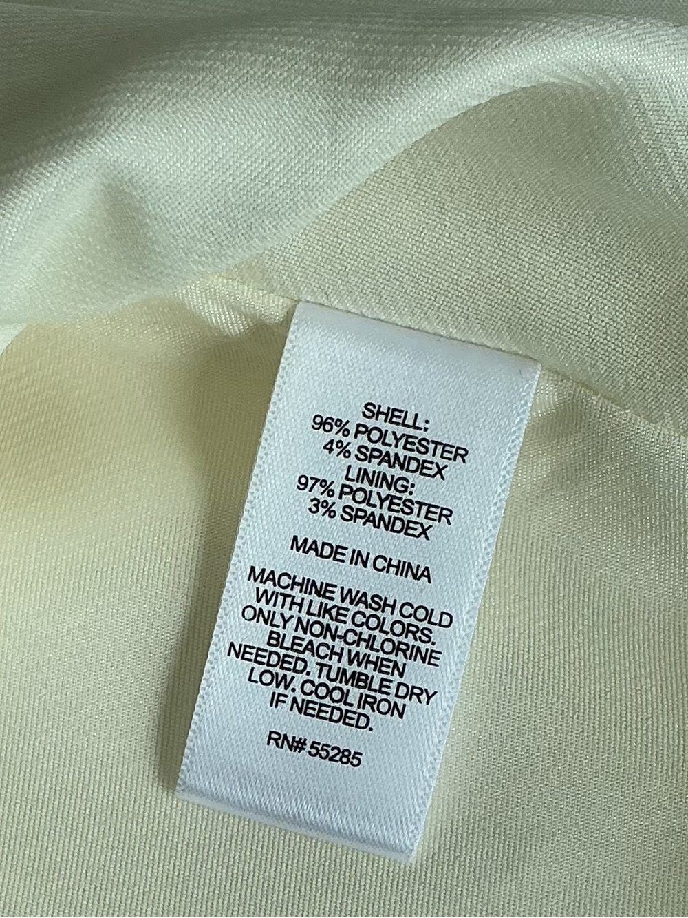 Express Cream Sleeveless Peplum Top L - Picture 12 of 13